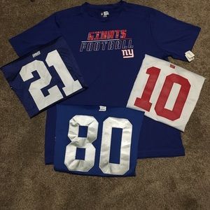 New York Giants Apparel Bundle Jerseys T-shirt